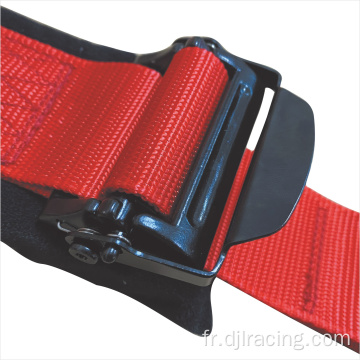 Ceinture de sécurité universelle de course à 4 points, ceinture de harnais, ceinture de sécurité de boucle